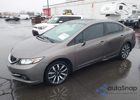 2014 Honda Civic Ex-L z USA, uszkodzony, nr VIN 19XFB2F96EE067075
